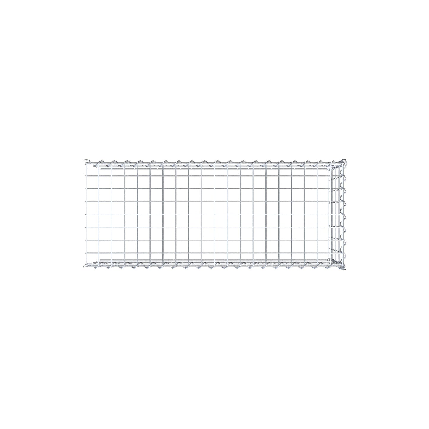 Anbaugabione Typ 4 100 cm x 40 cm x 40 cm (L x H x T), Maschenweite 5 cm x 10 cm, Spirale