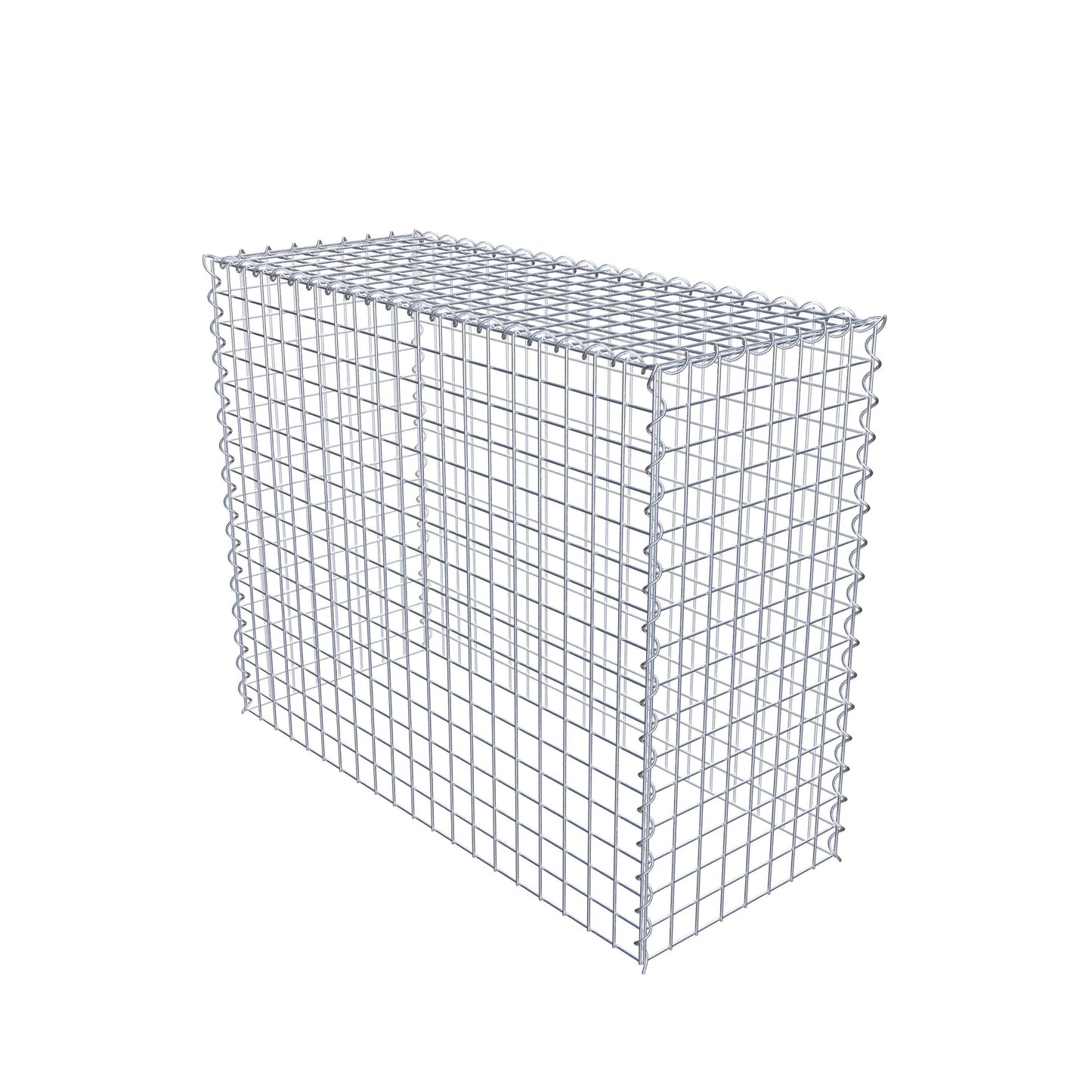 Gavión complementario tipo 3 100 cm x 80 cm x 40 cm (L x A x P), malla 5 cm x 5 cm, espiral