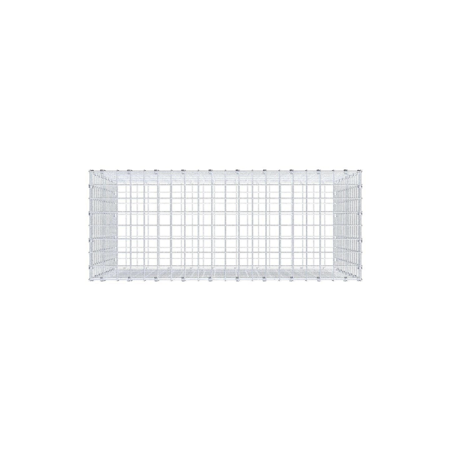 Gabião 100 cm x 70 cm x 40 cm (C x A x P), malhagem 5 x 5 cm, anel espiral