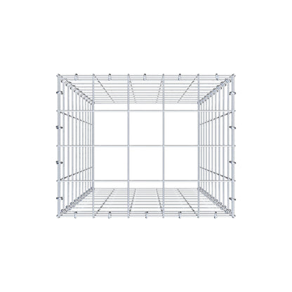 Gabbione aggiuntivo di tipo 3 100 cm x 50 cm x 40 cm (L x H x P), maglia 10 cm x 10 cm, anello a C