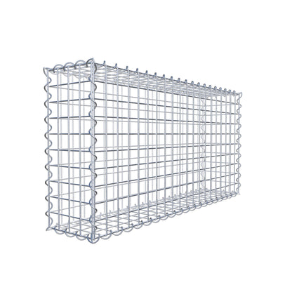 2er Set Gabionen 100 cm x 50 cm x 20 cm (L x H x T), Maschenweite 5 x 5 cm, Spirale