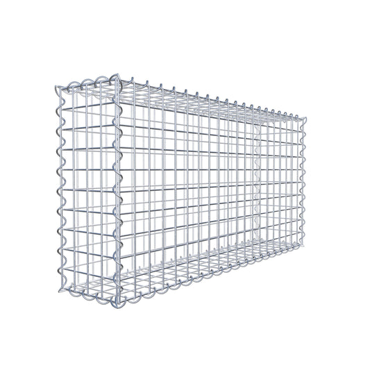 Set van 2 schanskorven 100 cm x 50 cm x 20 cm (L x H x D), maaswijdte 5 x 5 cm, spiraalvormig