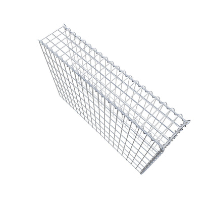 Anbaugabione Typ 4 100 cm x 70 cm x 20 cm (L x H x T), Maschenweite 5 cm x 10 cm, Spirale