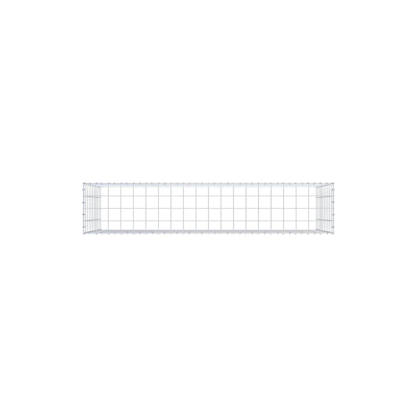 Gabião Tipo 3 200 cm x 100 cm x 40 cm (C x A x P), malhagem 10 cm x 10 cm, anel C