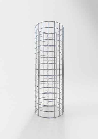 Gabionensäule rund 27 cm Durchmesser, 80 cm Höhe, Maschenweite 5 cm x 5 cm