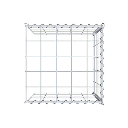 Gabbione aggiuntivo tipo 4 50 cm x 50 cm x 50 cm (L x H x P), dimensione maglia 10 cm x 10 cm, a spirale