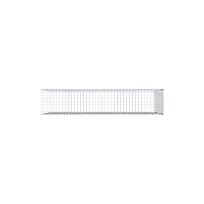 Gabião tipo 4 200 cm x 100 cm x 40 cm (C x A x P), malhagem 5 cm x 5 cm, espiral
