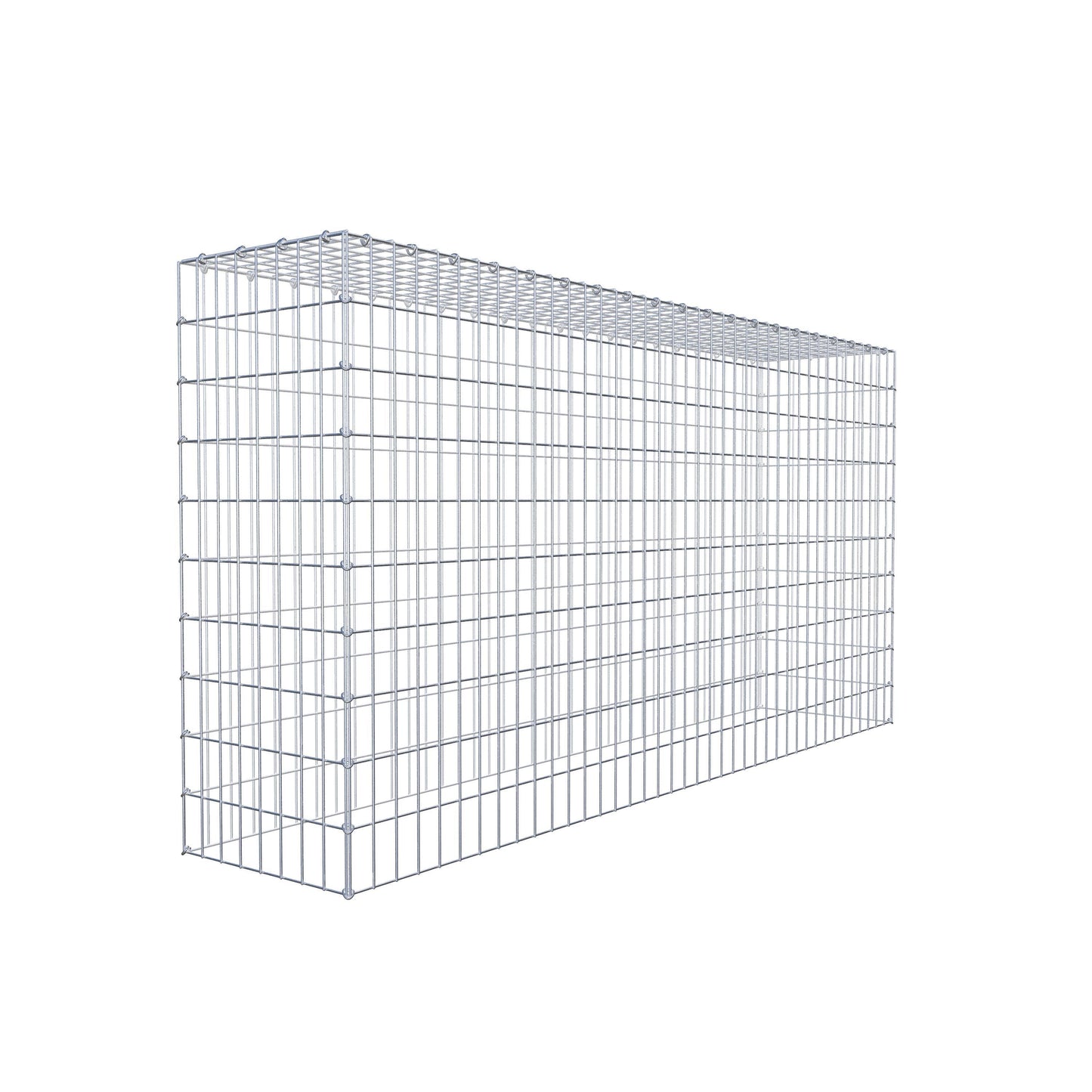 Fourche rapportée type 3 200 cm x 100 cm x 40 cm (L x H x P), mailles 5 cm x 10 cm, anneau en C