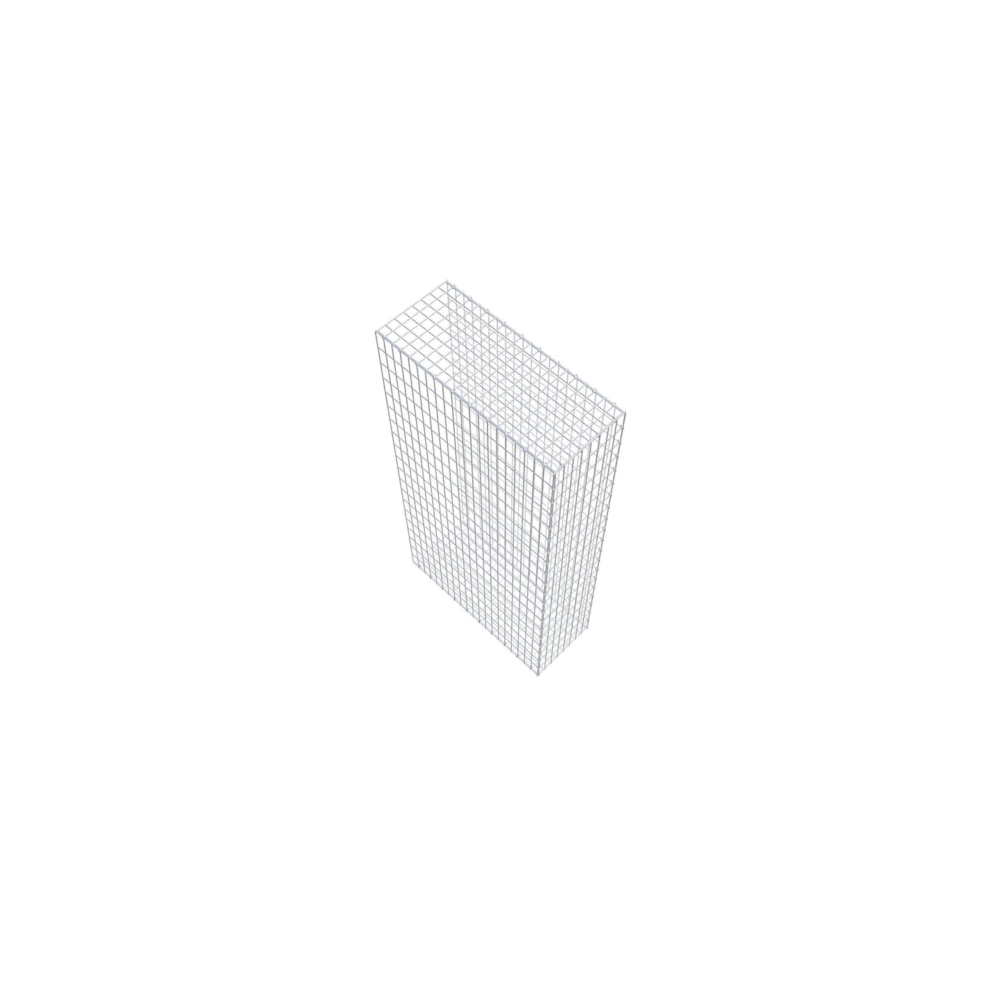 Mounted gabion type 2 200 cm x 100 cm x 40 cm, mesh size 5 cm x 10 cm, C-ring