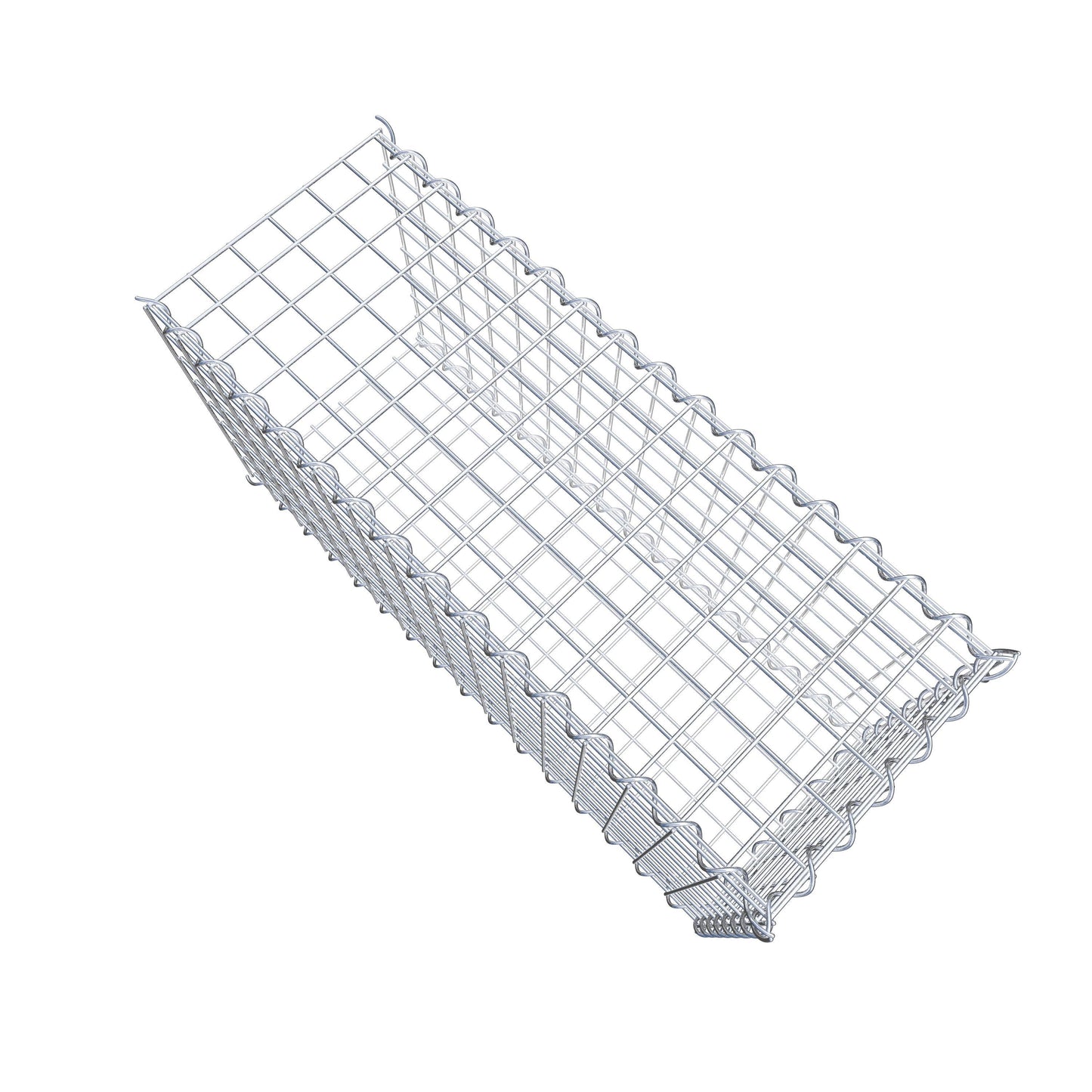 Gavión complementario tipo 2 80 cm x 40 cm x 30 cm (L x A x P), malla 5 cm x 5 cm, espiral