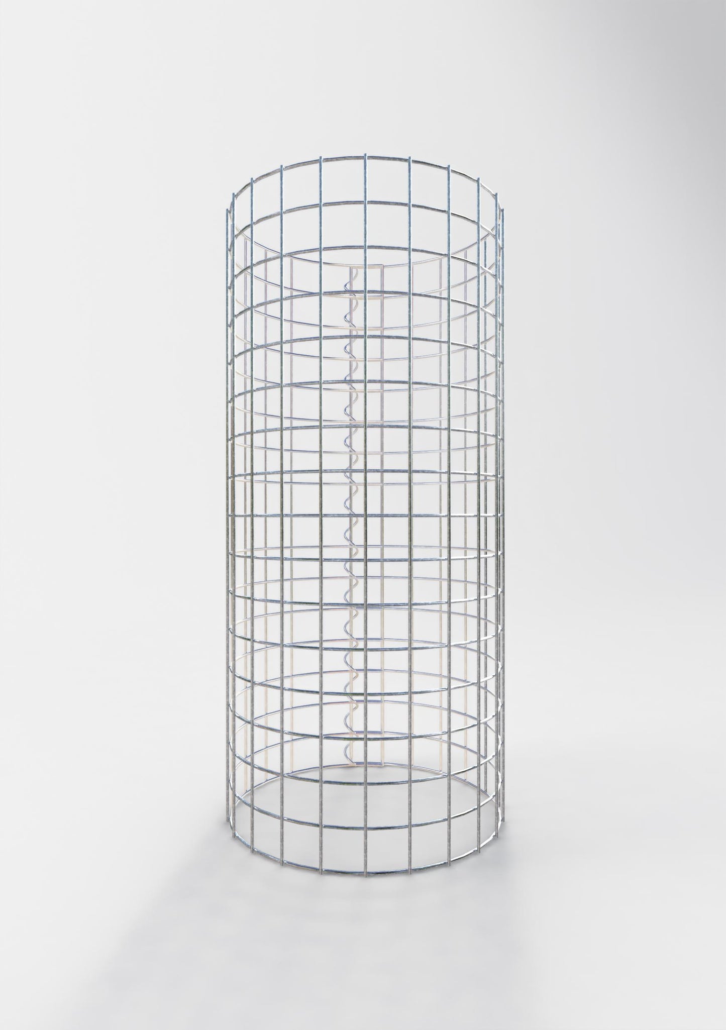Colonna gabbionata rotonda 37 cm di diametro, 80 cm di altezza, maglia 5 cm x 5 cm