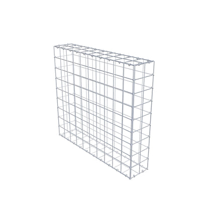 Gabião 100 cm x 90 cm x 20 cm (C x A x P), malhagem 10 cm x 10 cm, anel C