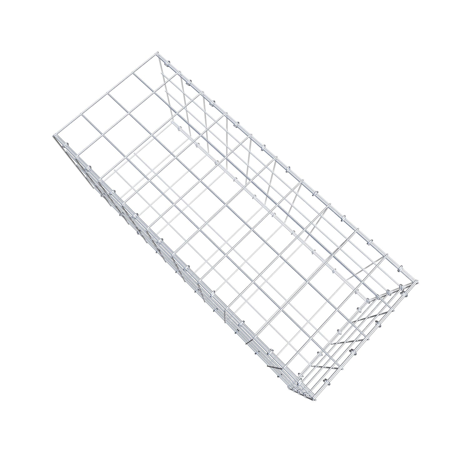 Anbaugabione Typ 2 100 cm x 40 cm x 40 cm (L x H x T), Maschenweite 10 cm x 10 cm, C-Ring