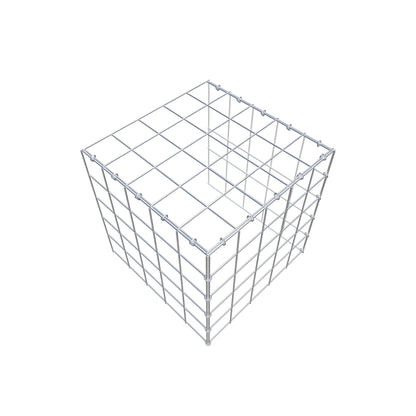 Monteret gabion type 4 50 cm x 50 cm x 50 cm (L x H x D), maskestørrelse 10 cm x 10 cm, C-ring