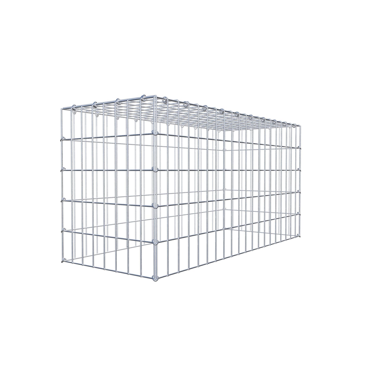 Type 3 oplegkorf 100 cm x 50 cm x 40 cm (L x H x D), maaswijdte 5 cm x 10 cm, C-ring