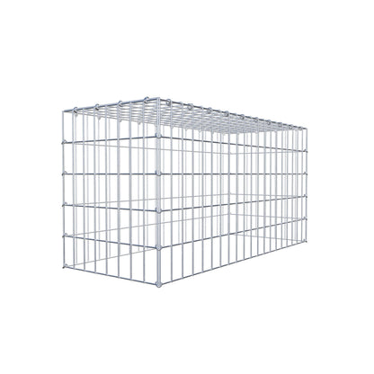 Type 3 oplegkorf 100 cm x 50 cm x 40 cm (L x H x D), maaswijdte 5 cm x 10 cm, C-ring