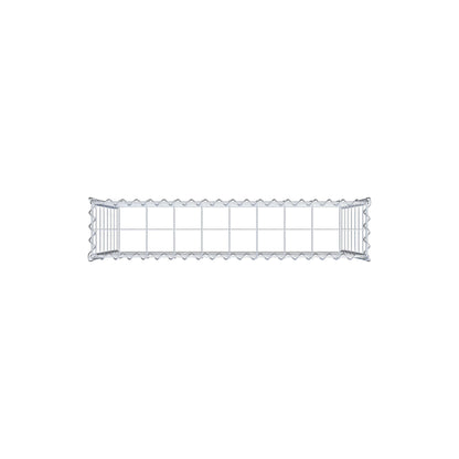 Grown-on gabion type 3 100 cm x 70 cm x 20 cm (L x H x D), mesh size 10 cm x 10 cm, spiral