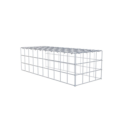 Fourche rapportée type 4 100 cm x 30 cm x 40 cm (L x H x P), mailles 10 cm x 10 cm, anneau C