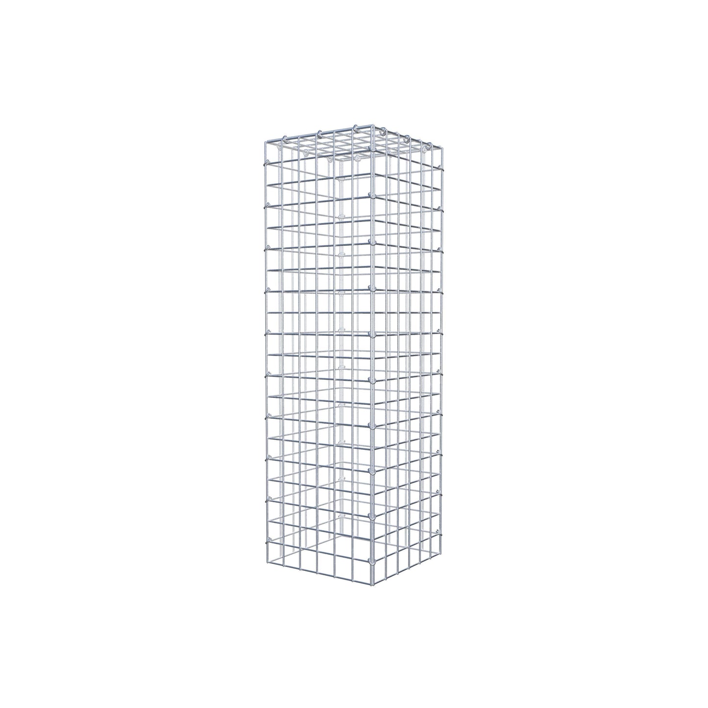 Anbaugabione Typ 3 100 cm x 30 cm x 30 cm (L x H x T), Maschenweite 5 cm x 5 cm, C-Ring