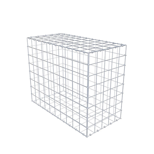 Gabion 100 cm x 80 cm x 50 cm (L x H x D), mesh size 10 x 10 cm, spiral ring