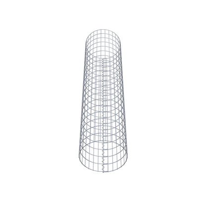 Gabionensäule rund 47 cm Durchmesser, 200 cm Höhe, Maschenweite 5 cm x 10 cm