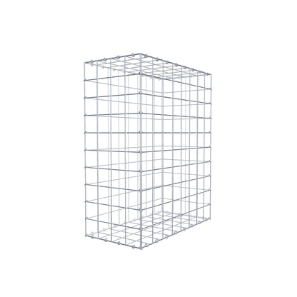 Gabião 100 cm x 80 cm x 40 cm (C x A x P), malhagem 10 cm x 10 cm, anel C