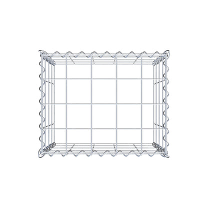 Anbaugabione Typ 3 50 cm x 40 cm x 40 cm (L x H x T), Maschenweite 10 cm x 10 cm, Spirale