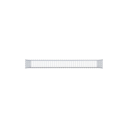 Add-on schanskorf type 3 200 cm x 100 cm x 20 cm (L x H x D), maaswijdte 5 cm x 5 cm, spiraalvormig