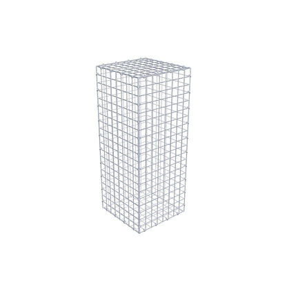 Gabbione 100 cm x 40 cm x 40 cm (L x H x P), maglia 5 cm x 5 cm, anello a C