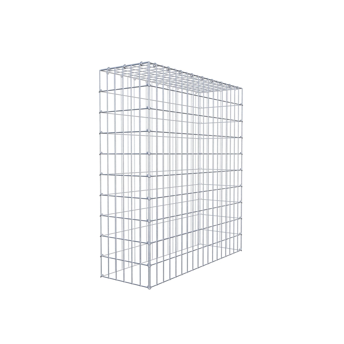 Gabião Tipo 3 100 cm x 90 cm x 30 cm (C x A x P), malhagem 5 cm x 10 cm, anel C