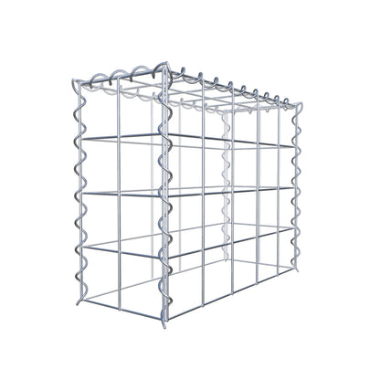 Gabião tipo 3 50 cm x 40 cm x 20 cm (C x A x P), malhagem 10 cm x 10 cm, espiral