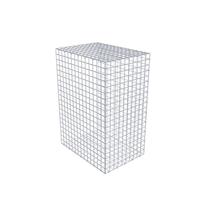 Gabbione aggiuntivo di tipo 2 100 cm x 70 cm x 50 cm (L x H x P), maglia 5 cm x 5 cm, anello a C