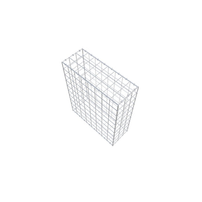 Gabião 100 cm x 80 cm x 30 cm (C x A x P), malhagem 10 cm x 10 cm, anel C