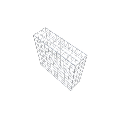 Gabion 100 cm x 100 cm x 30 cm (L x H x P), mailles 10 cm x 10 cm, anneau en C