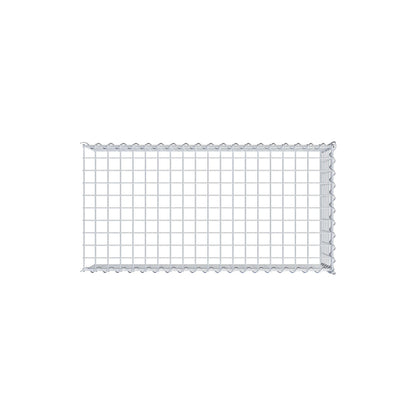 Anbaugabione Typ 4 100 cm x 30 cm x 50 cm (L x H x T), Maschenweite 5 cm x 5 cm, Spirale