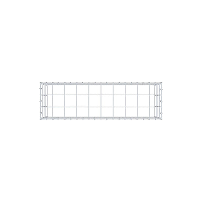 Gabião Tipo 3 100 cm x 40 cm x 30 cm (C x A x P), malhagem 10 cm x 10 cm, anel C