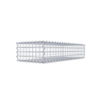 Gabião 100 cm x 20 cm x 40 cm (C x A x P), malhagem 5 cm x 5 cm, espiral
