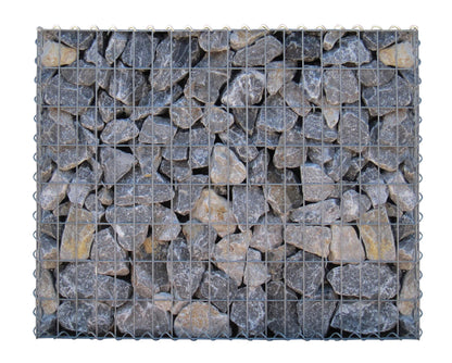 Gabione 100 cm x 80 cm x 30 cm (L x H x T), Maschenweite 5 cm x 10 cm, Spirale