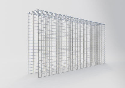Anbaugabione Typ 4 200 cm x 100 cm x 30 cm (L x H x T), Maschenweite 5 cm x 5 cm, Spirale