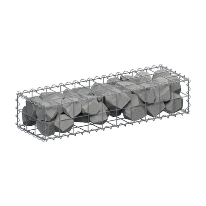 Gabion 100 cm x 20 cm x 30 cm (L x H x P), mailles 10 cm x 10 cm, spirale