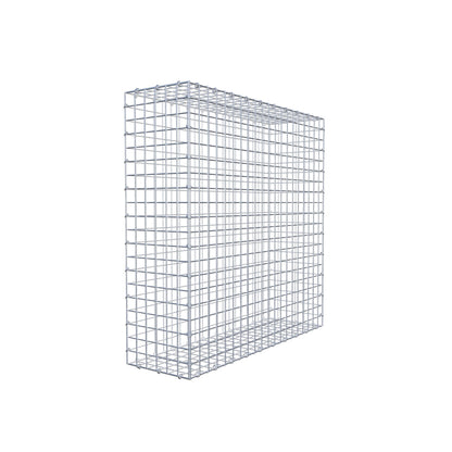 Gabião 100 cm x 100 cm x 30 cm (C x A x P), malhagem 5 cm x 5 cm, anel C