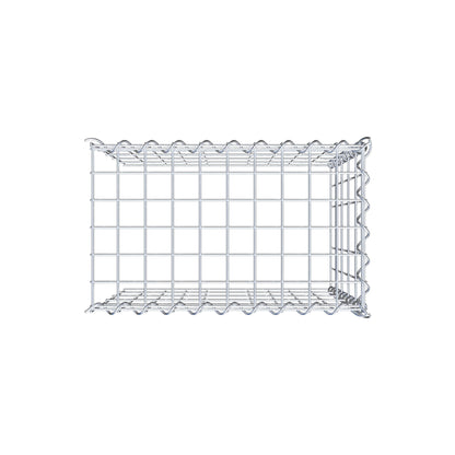 Anbaugabione Typ 4 50 cm x 50 cm x 30 cm (L x H x T), Maschenweite 5 cm x 10 cm, Spirale