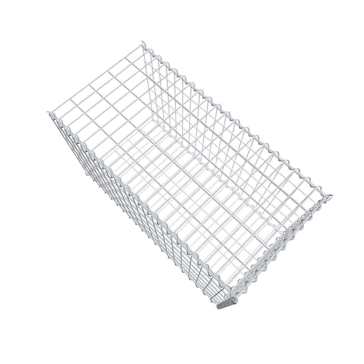 Gabbione aggiuntivo tipo 2 100 cm x 60 cm x 50 cm (L x A x P), maglia 5 cm x 10 cm, spirale