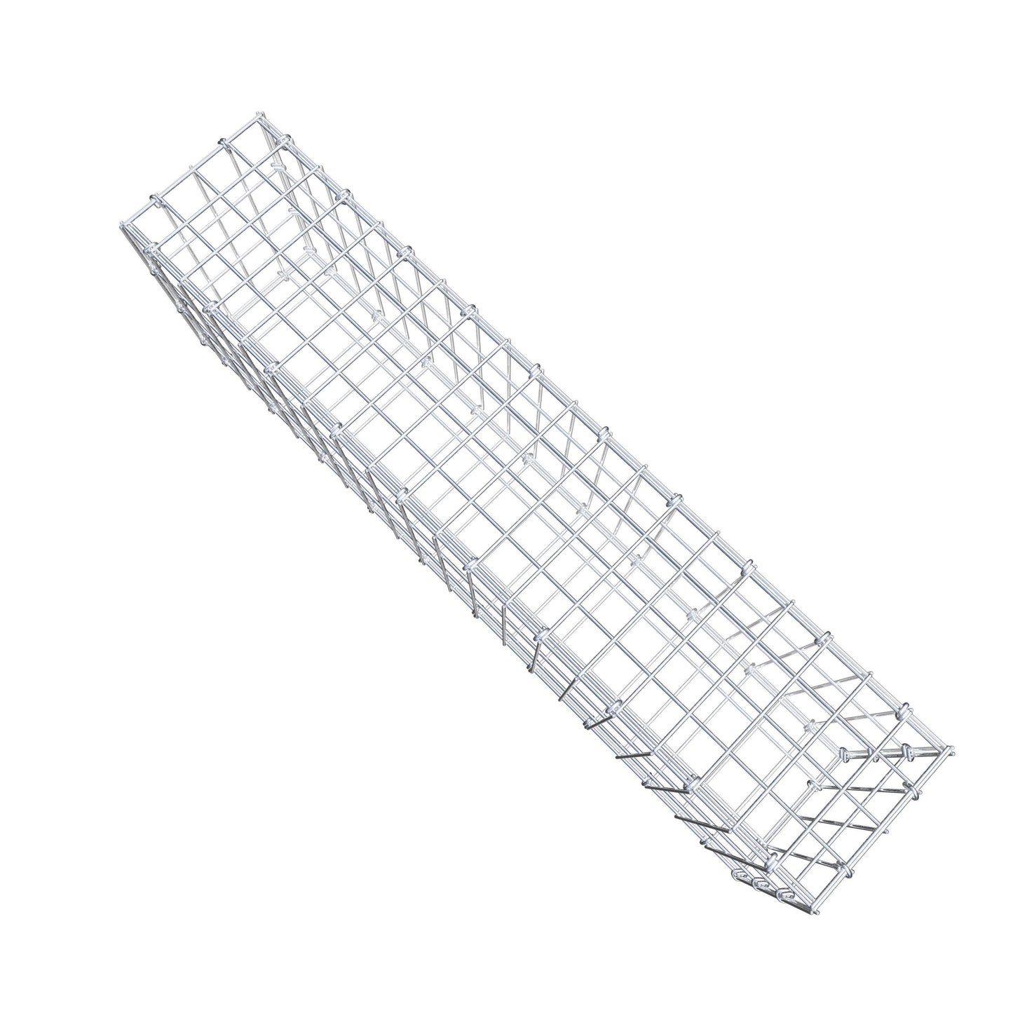 Gabion 100 cm x 30 cm x 20 cm (L x H x D), maskestørrelse 5 cm x 10 cm, C-ring