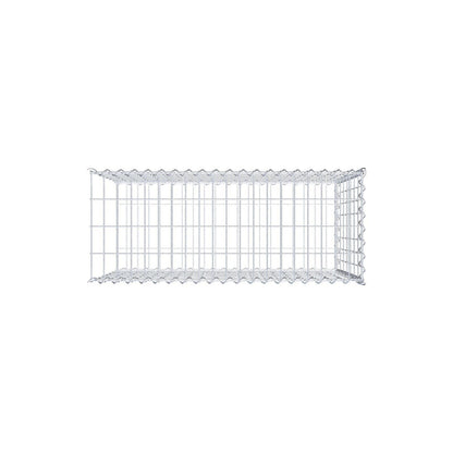 Gabbione aggiuntivo tipo 2 100 cm x 70 cm x 40 cm (L x H x P), dimensione maglia 5 cm x 10 cm, a spirale