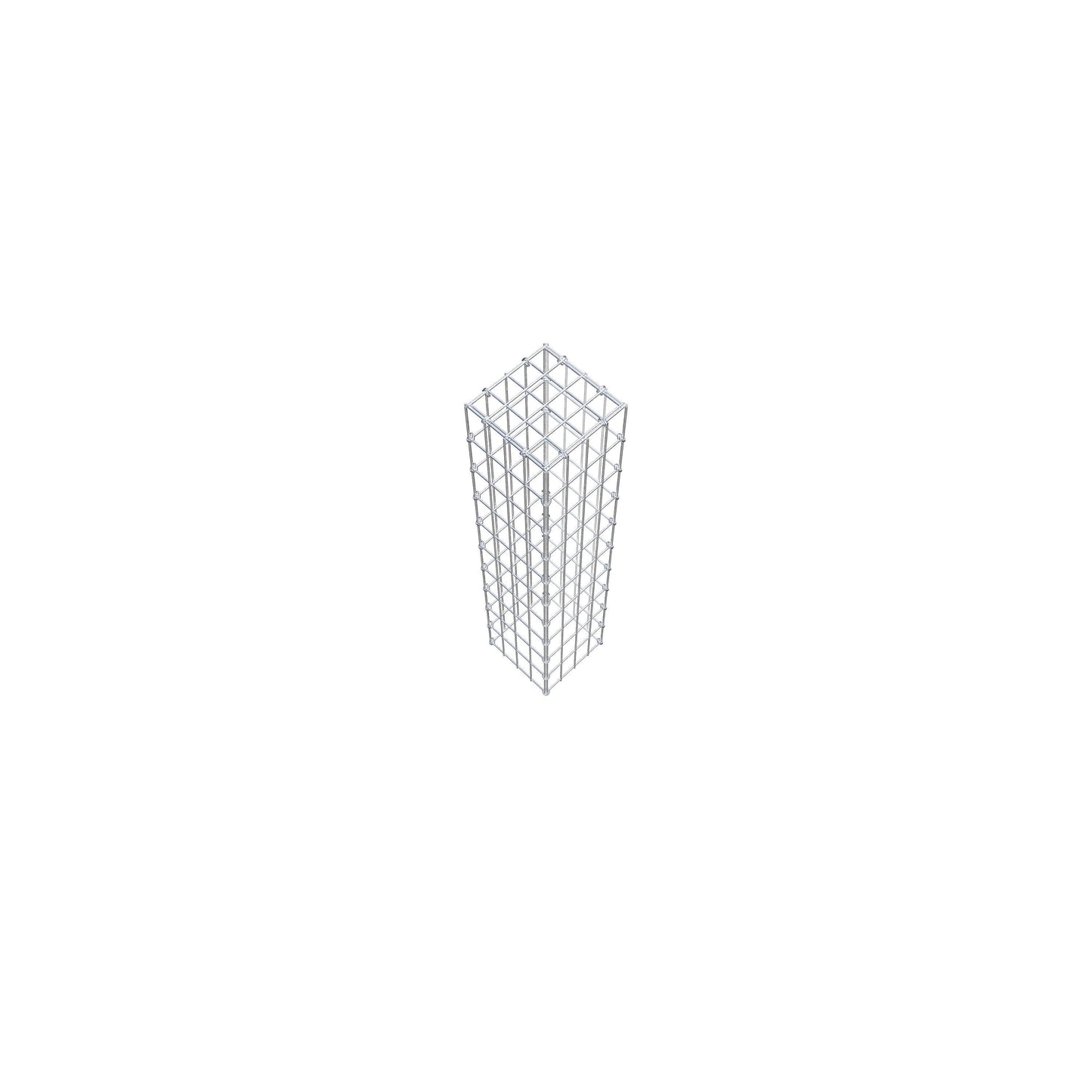 Gabião Tipo 3 100 cm x 20 cm x 20 cm (C x A x P), malhagem 5 cm x 10 cm, anel C