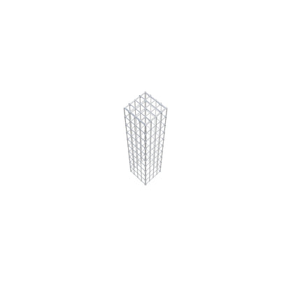 Gabião Tipo 3 100 cm x 20 cm x 20 cm (C x A x P), malhagem 5 cm x 10 cm, anel C