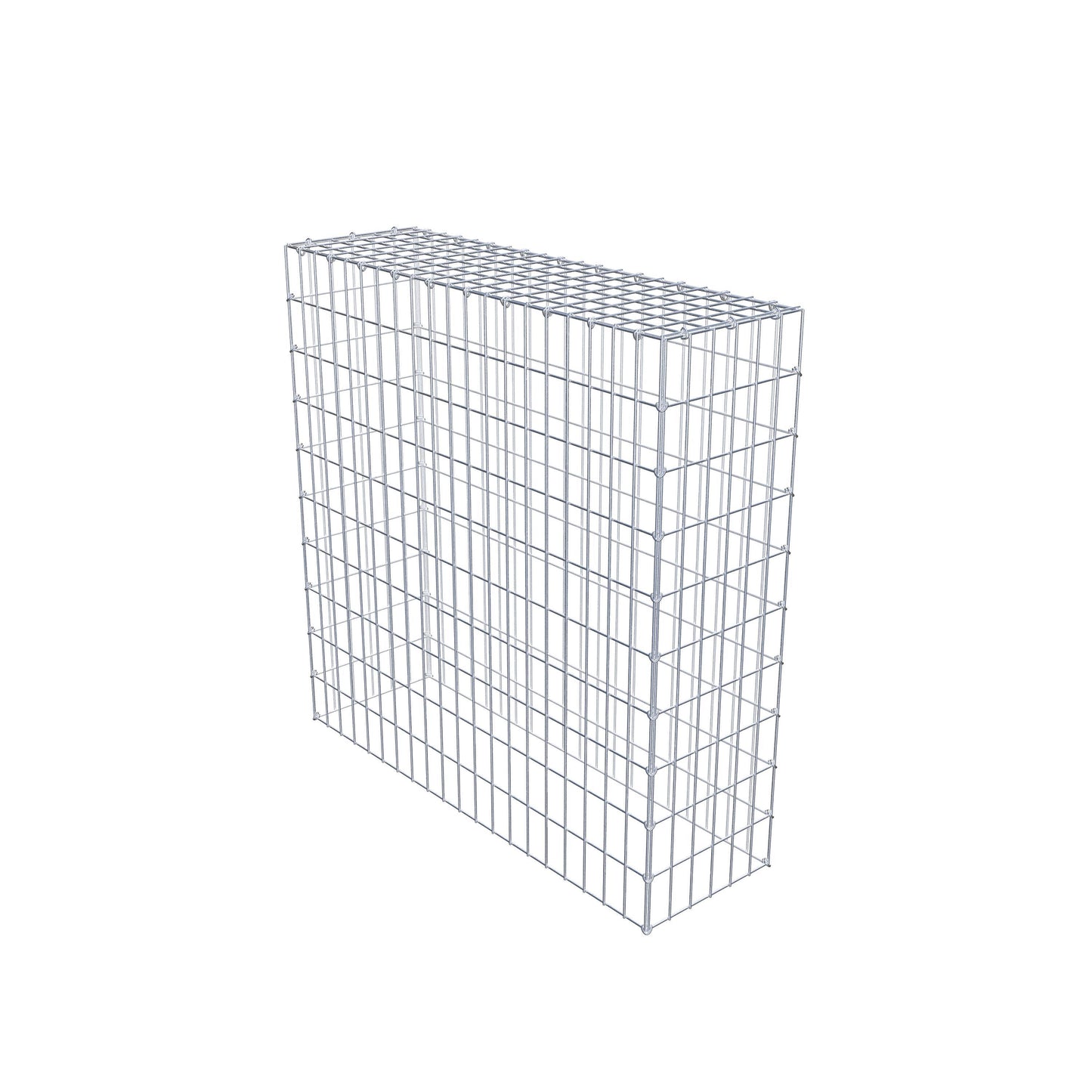 Gabião Tipo 3 100 cm x 100 cm x 30 cm (C x A x P), malhagem 5 cm x 10 cm, anel C