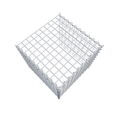 Anbaugabione Typ 4 50 cm x 50 cm x 50 cm (L x H x T), Maschenweite 5 cm x 5 cm, Spirale