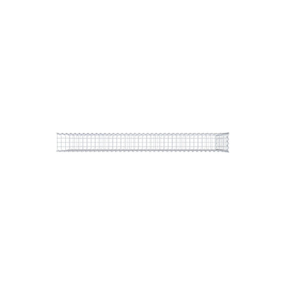 Anbaugabione Typ 2 200 cm x 100 cm x 20 cm (L x H x T), Maschenweite 5 cm x 10 cm, Spirale